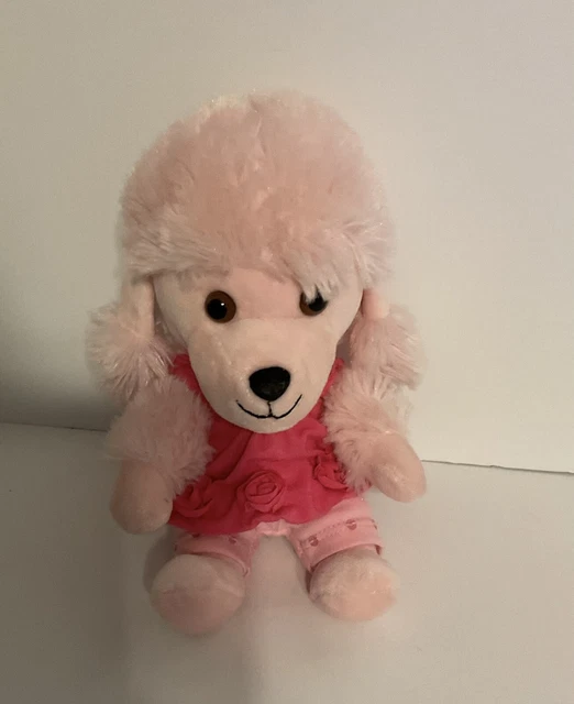 Build-a-Bear Pink Poodle Small Fry Buddies - Retired Kennel Pals W Outfit