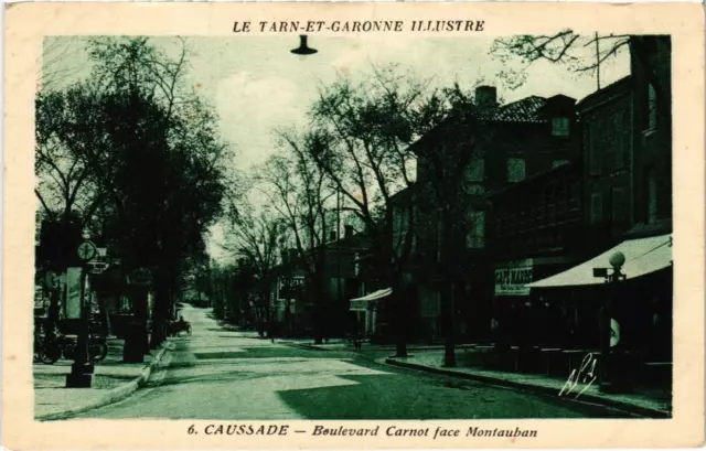 CPA CAUSSADE Boulevard Carnot face MONTAUBAN (89644)