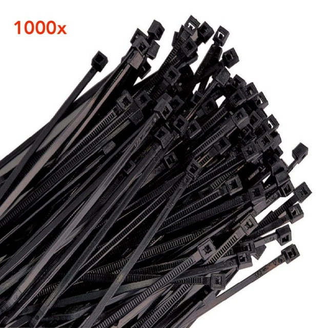 300MM CABLE TIES SUPER HEAVY DUTY Bulk Zip Ties UV Stabilised 4.8mm