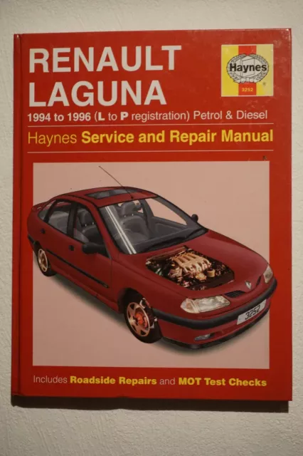 Haynes Workshop Manual 3522. Renault Laguna 1994-96.