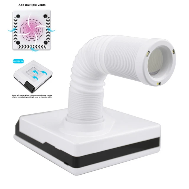 65W Portable Nail Dental Lab Dust Collector Extractor Machine Vacuum Cleaner FDA