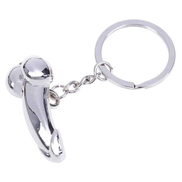 1Pc Creative men penis metal car key chain keyring keychain keyfob DIY gifts-tz
