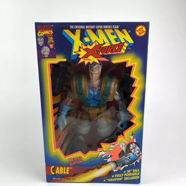 Toy Biz X-MEN 10" Marvel Cable 1994  KayBee KB Toys Deluxe