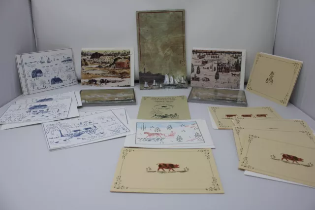 Vintage Christopher Gurshin note paper and note cards