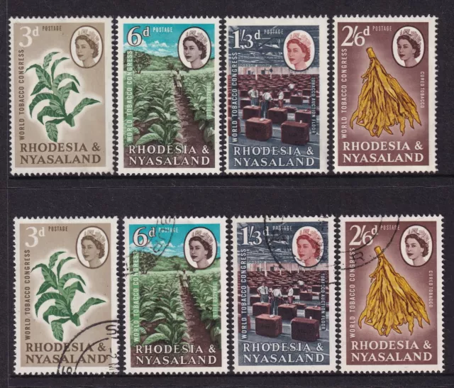 RHODESIA NYASALAND 1963 MNH World tobacco congress issue sg. 43-46