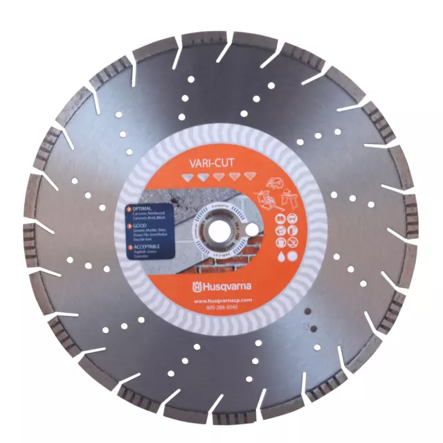 Husqvarna VARI-CUT S45 542751359 14 inch Diamond Saw Blade