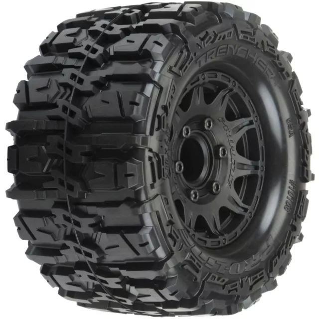 Proline Racing PRO1016810 Trencher HP 2.8 Belted Tires Mounted Raid 6x30 Whls F/