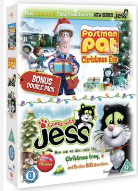 Guess With Jess/Postman Pat Christmas Double Pack Children’s Xmas DVD Gift
