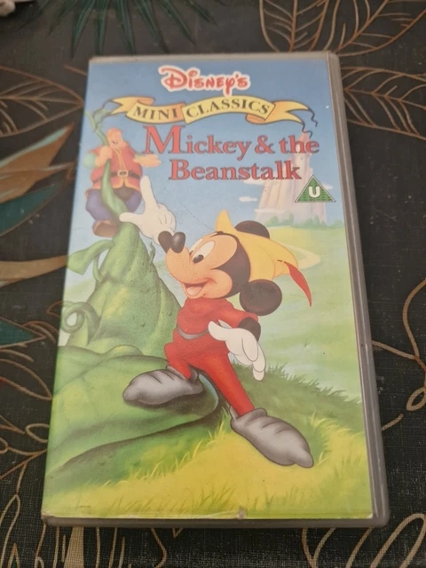 DISNEY MINI CLASSICS VHS PAL VIDEO Mickey And The Beanstalk (VHS, 1993