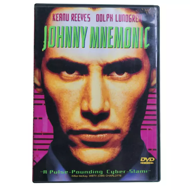 Johnny Mnemonic (DVD) Sci-Fi Action - Keanu Reeves - TriStar Pictures (1997)