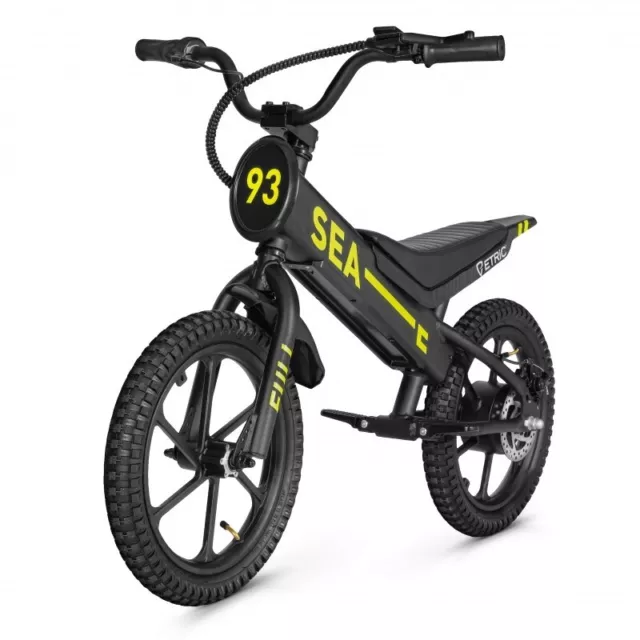 Bicicleta electrica Sea 16" 350w bateria de 36v infantil color negro y amarillo