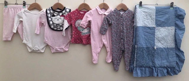 Baby Girls Bundle Of Clothing Age 0-3 Months Next Mothercare Mini Club