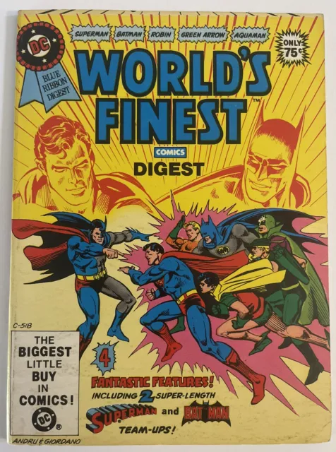 DC Special Blue Ribbon Digest #23 (1981) World's Finest VG/FN or Better