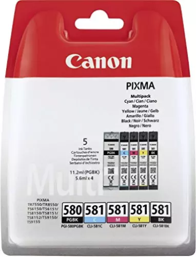 Original Canon PGI-580BK & CLI-581 BCMY Setup Ink Cartridges *SELECT YOUR MODEL*