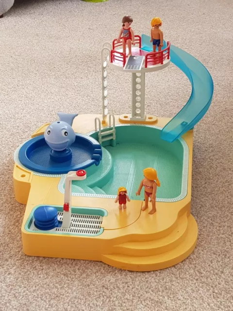 PLAYMOBIL 5433 PISCINA EN CAJA CON TOBOG N DUCHA DE TRABAJO FUENTE