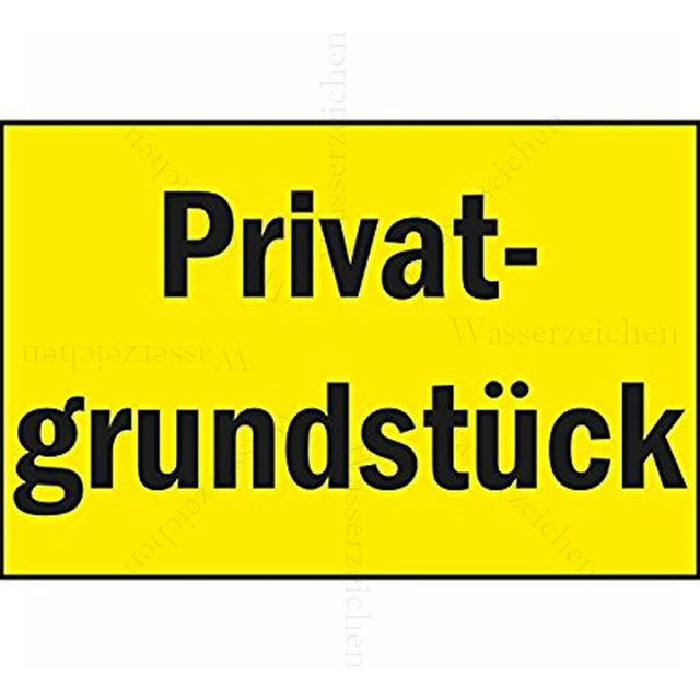 Adesivo Scudo Privato – Ingresso Vietato – DIN ISO 7010, Dimensioni 15x10 Cm, Vari Colori E Materiali
