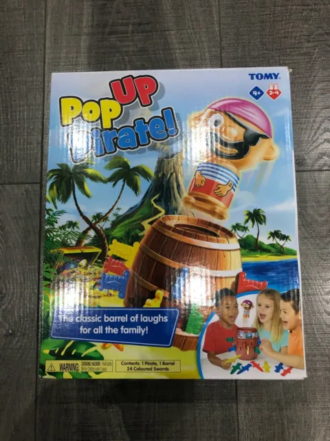 Tom'y Pop Up Pirate klassisches Kinder Action-Brettspiel für Kinder ab 4 Jahren KOSTENLOSER VERSAND