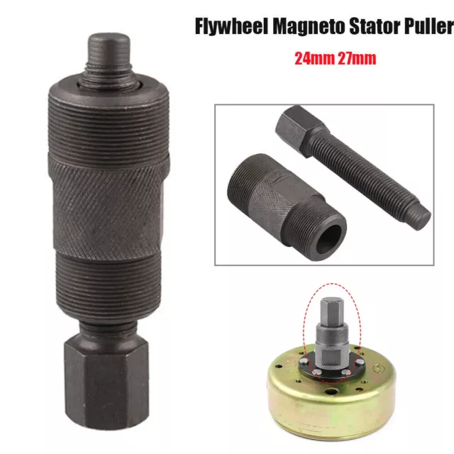 Motorcycle 24mm 27mm Flywheel Magneto Stator Puller Tool For GY6 150cc Scooter 2