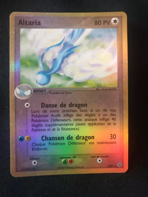 Carte Pokémon REVERSE Altaria 2/97 EX Dragon Bloc EX FR