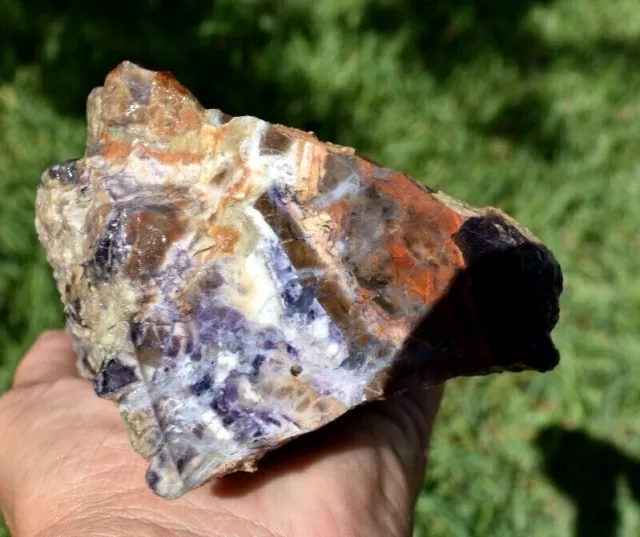 2.63 LB TIFFANY STONE ROUGH, BERTRANDITE, OPALIZED FLUORITE  Utah (RYT)