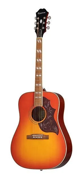 Epiphone Hummingbird Studio Akustikgitarre mit Tonabnehmer/ EQ, Fichte, FCB