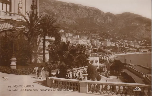 Carte Postale - Monte Carlo / La Gare - Vue prise des Terrasses  (18)