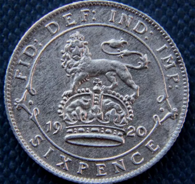 Great Britain, Six Pence 1920 silver coin