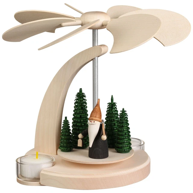 Forest Miner Gnome German Small Pyramid Tealight
