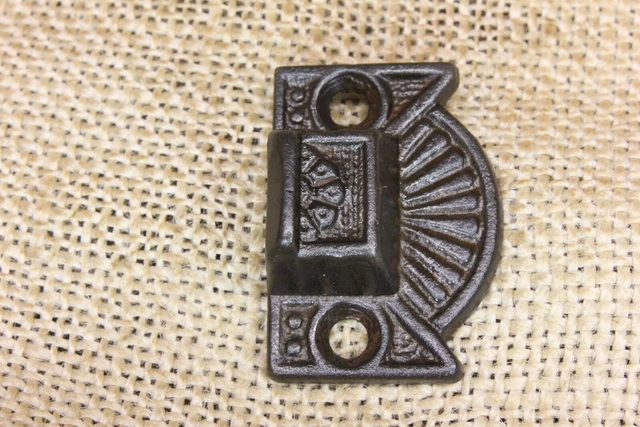 Old Cabinet Catch Jelly Cupboard Latch Keeper ONLY Cast Iron Rustic 1880’s