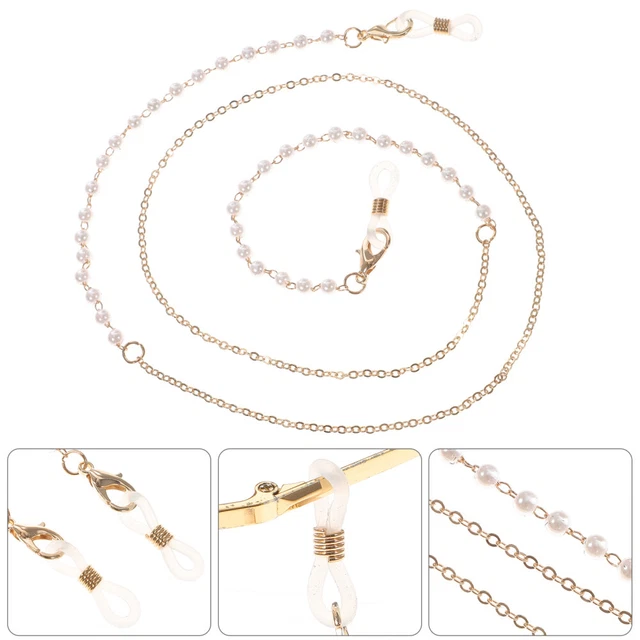 Catena Porta Occhiali In Acrilico Per Donna – Cordino Regolabile Antismarrimento – Elegante E Colorato – Lunghezza 68 Cm - 2