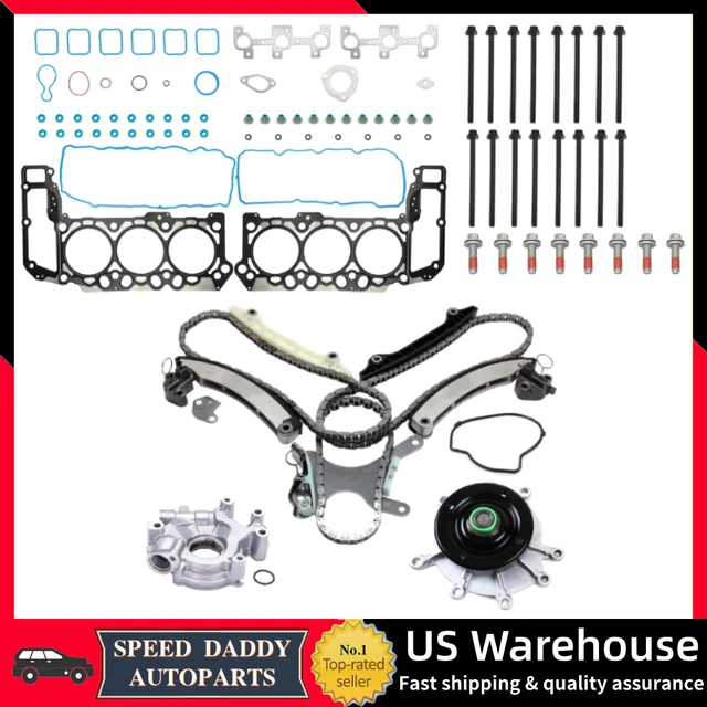 HEAD GASKET BOLTS Timing Chain Kit Fits 20052012 Dodge Ram Jeep