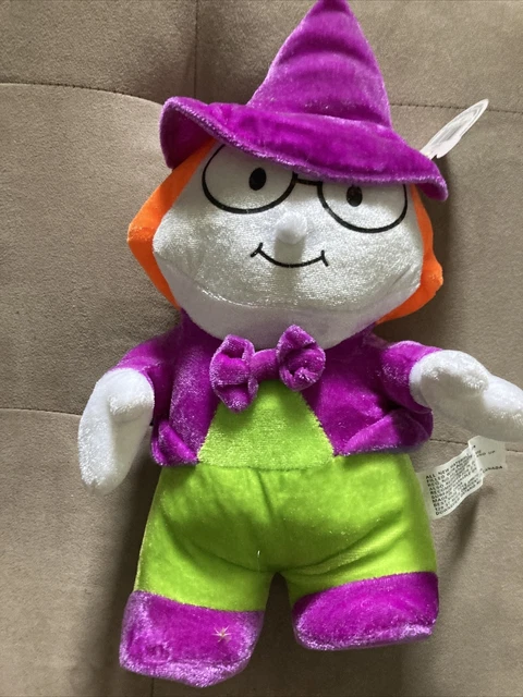 CUDDLY COUSINS Halloween Plush Purple & Green Stuffed Toy With Tag 12”