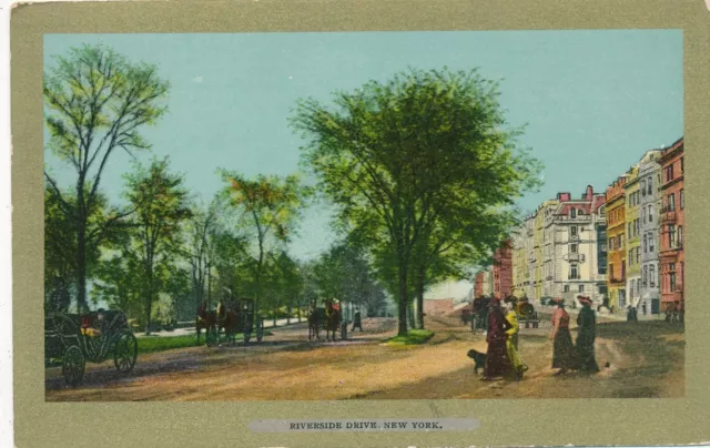 NEW YORK CITY - Riverside Drive Postcard - udb (pre 1908)