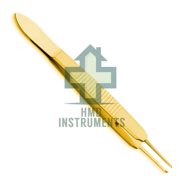 Stainless Steel Castroviejo Forcep 1×2 Teeth With Plasma Coated Color