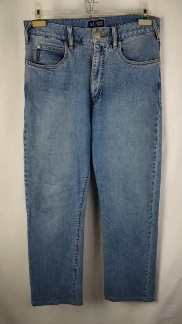 Armani Jeans Pantalone Uomo Tg. 31 Pants Denim Man Made In Italy Casual Vintage