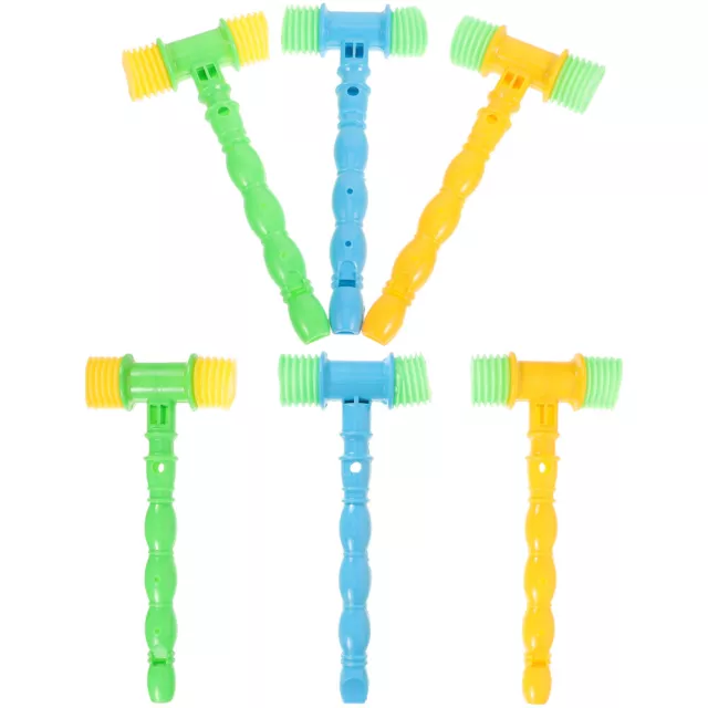 6 Pcs Abs Bb Hammer Toy Preschool Circus Birthday Baby Musical Toys