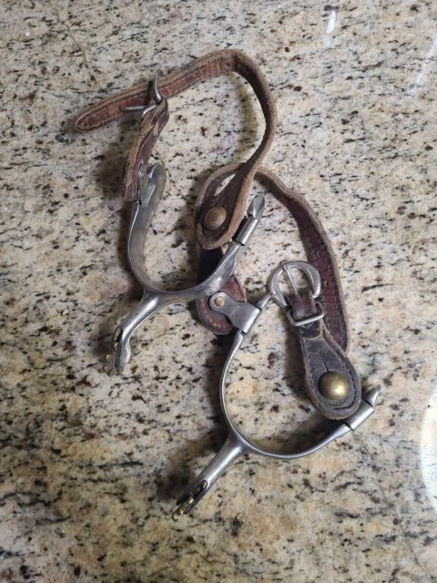 Spurs With Leather Straps