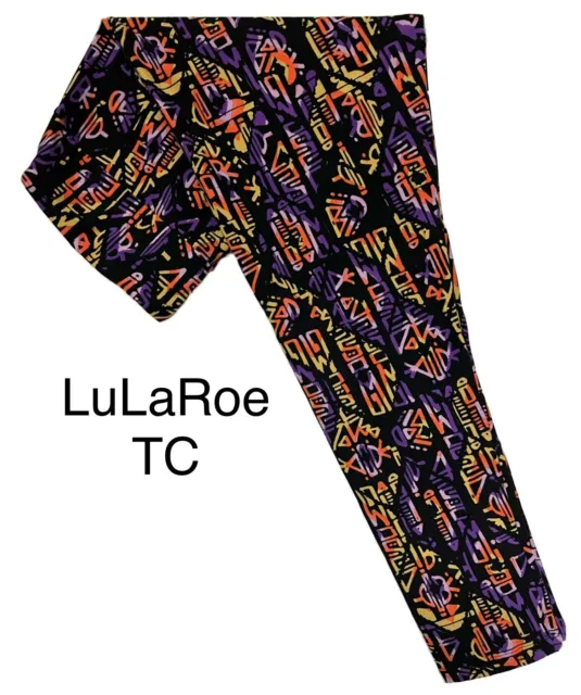 Lularoe TC Leggings Women Solid Black Size TC 12-18 Tall & Curvy