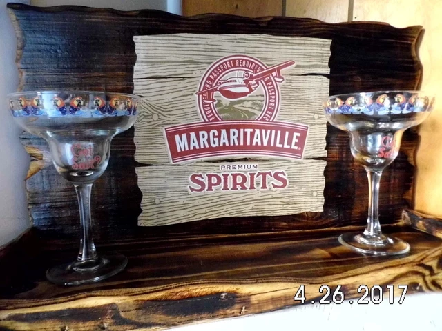 Handmade Wooden Margaritaville Premium Spirits Bar Sign/Shelf Got Salt Glasses Handmade Wooden Margaritaville Premium Spirits Bar Sign/Shelf Got Salt Glasses