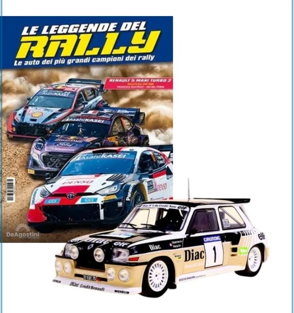 Altaya 1/18 Renault 5 Maxi Turbo N°10 - Rallye Du Var 1986