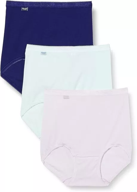 Sloggi mutande donna slip microfibre biancheria intima colori (confezione da 3) taglia XXXL✅