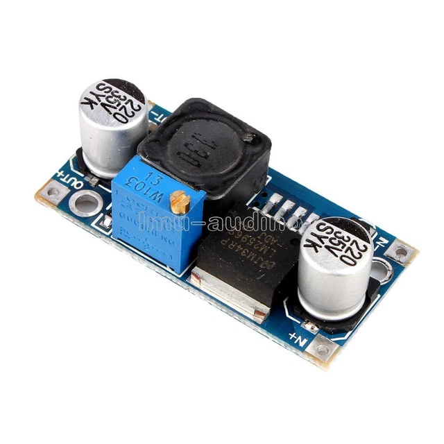 5Pcs Output 1.23V-30V LM2596 DC-DC Buck Converter Step Down Module Power Supply