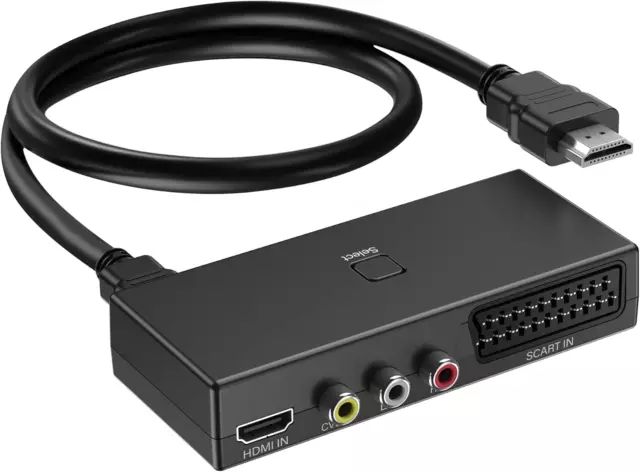 Convertisseur Péritel Vers HDMI, Convertisseur RCA Vers HDMI, Commutateur 3 En 1