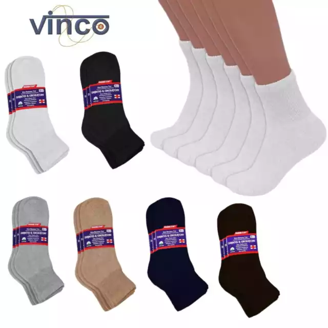 Men Diabetic Ankle Quarter Socks Wholesale Bulk Lots Health Circulatory 9-15