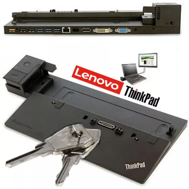 Lenovo THINKPAD Dock Réplicateur de Port 40A1 04W3948 Type T440s T450s T460s