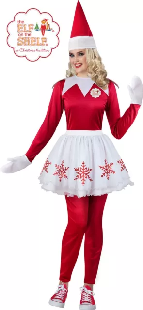 The Elf on the Shelf Adult Missy Elf  Costume Christmas