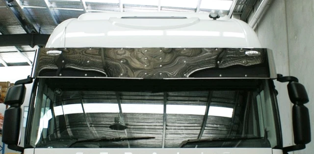 Sun Visor / Drop Visor, 15 Inch with 2 Holes To Suit Iveco Stralis AS13 Big Cab