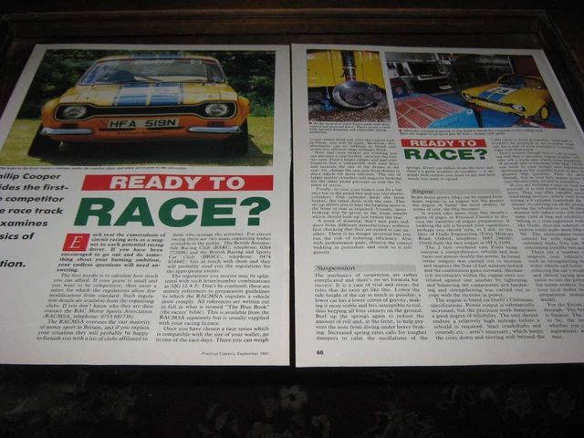 FORD ESCORT MK2 race car article reg. no. HFA519N £1.96 - PicClick UK