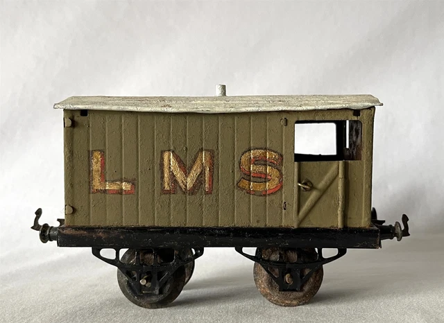 Wagon Hornby LMS Bestiaux Tôle Échelle O – 1923 – Longueur 14,5cm