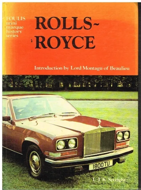 Rolls Royce 20/25 Silver Wraith/Cloud/Shadow Corniche Company/Model History Book